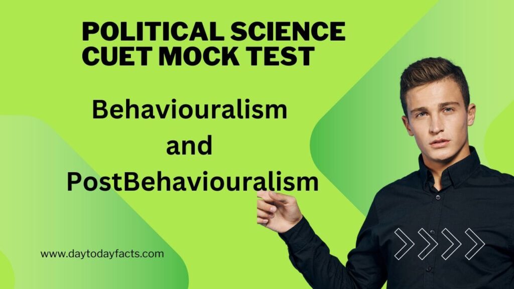 Political Science CUET Mock Test