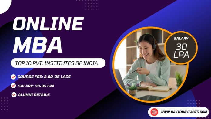 Top 10 Private Colleges for Online MBA in India 2025