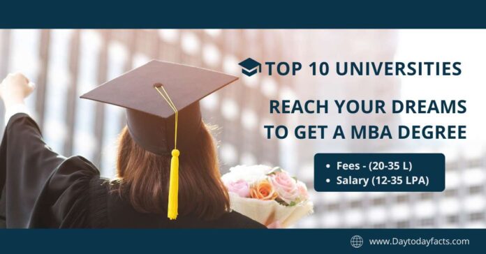 Top 10 private MBA colleges in India in 2025